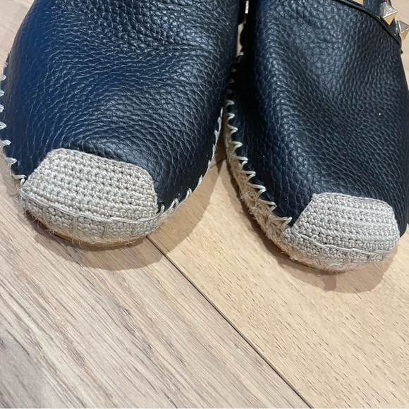 Valentino Rockstud black leather Espadrilles sz. 40 - Picture 3 of 10